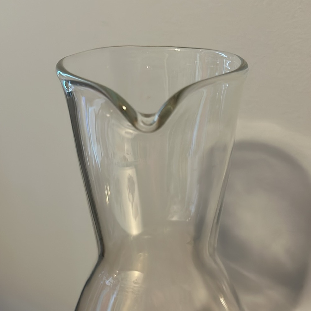 Clear 10.5” Carafe - Picture 3 of 8